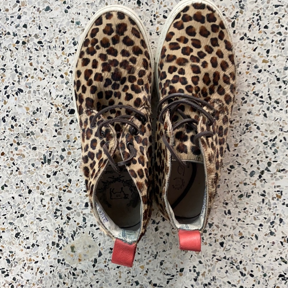 Pony Hair Leopard Chukka